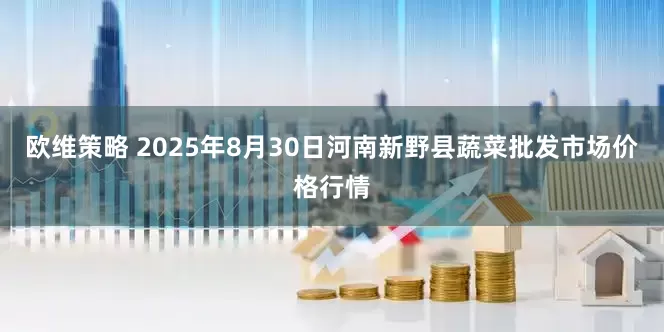 欧维策略 2025年8月30日河南新野县蔬菜批发市场价格行情